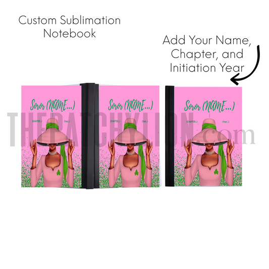 Custom Sublimation Notebook AKA | Free Shipping