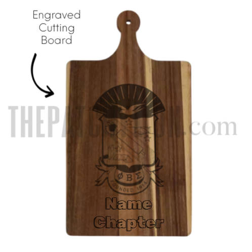 Personalized Engraved Cutting Board Sigma | Free Shipping