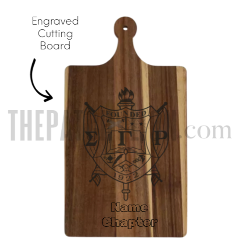 Personalized Engraved Cutting Board SGRho | Free Shipping